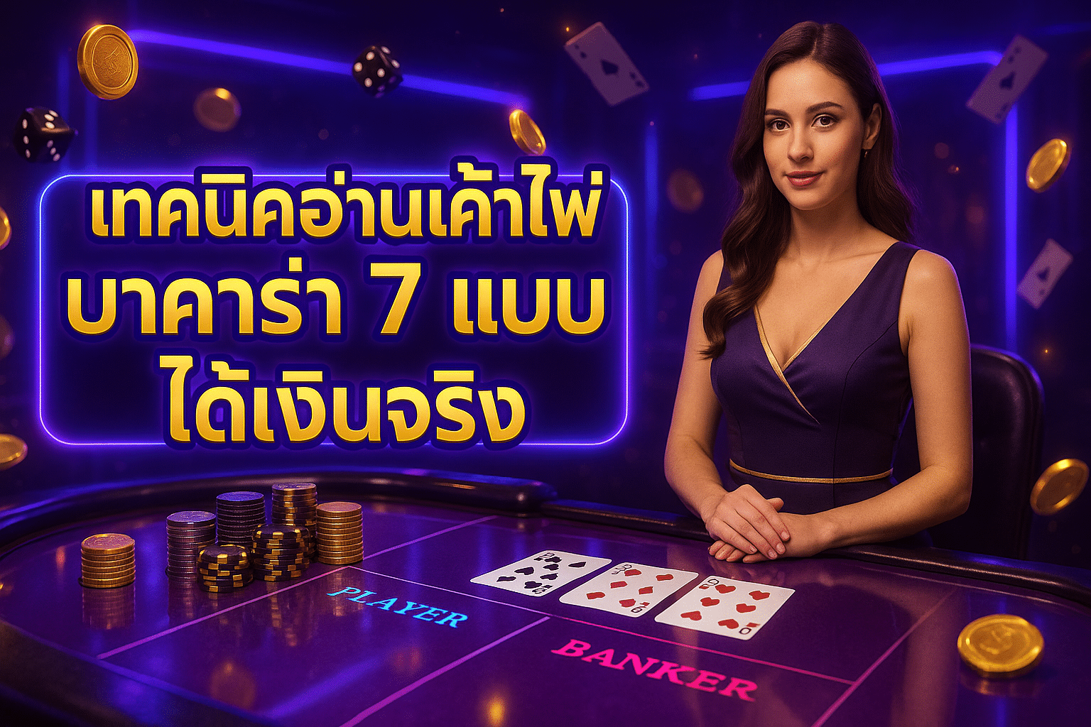 เทคนิคอ่านเค้าไพ่ บาคาร่า